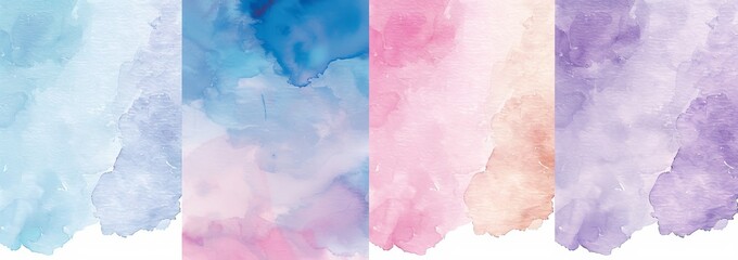 Modern color gradient summertime theme collection for seasonal graphic design. Abstract smoke color gradients for summertime theme graphics.