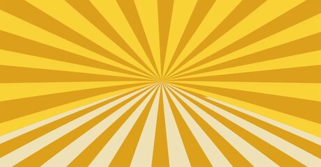 Obraz premium The yellow orange pattern consists of cartoon spiral. This is a children's design style. The retro pop art texture consists of moving lines on the round surface. Children are playing and the