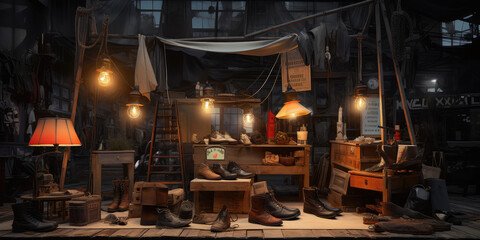 Vintage Cobbler Workshop: A Timeless Craft