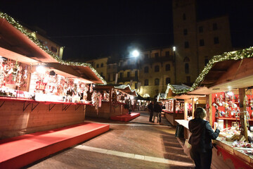 Obraz premium Natale ad Arezzo, Toscana, Italia