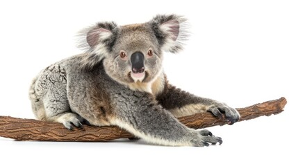 Obraz premium Koala full body on white background