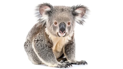Fototapeta premium Koala full body on white background