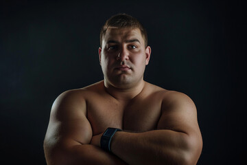 Fototapeta premium portrait of a muscolar man