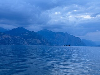 lake and the mountains