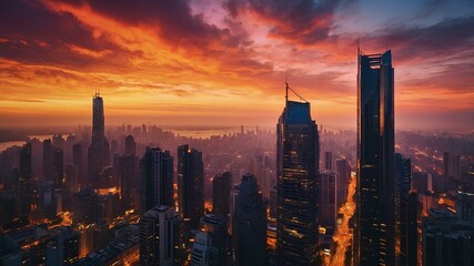 Naklejka premium City