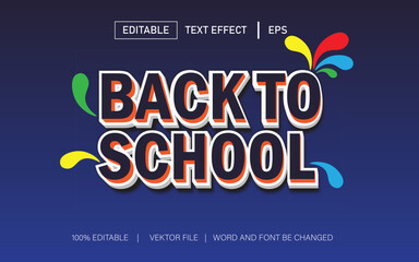 simple text effect editable