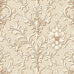 Fototapeta premium seamless pattern with flowers