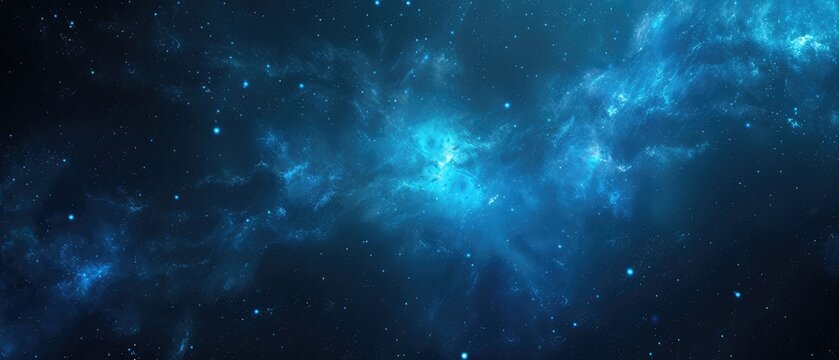 Ethereal Cosmic Nebula and Stardust Background