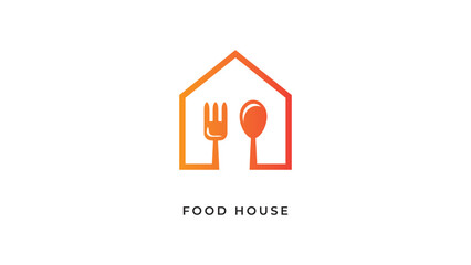 Food House, Restaurant Logo Template