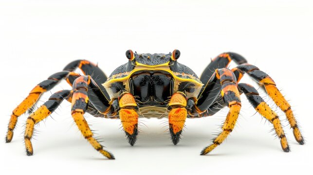 Macrauchenia full body on white background