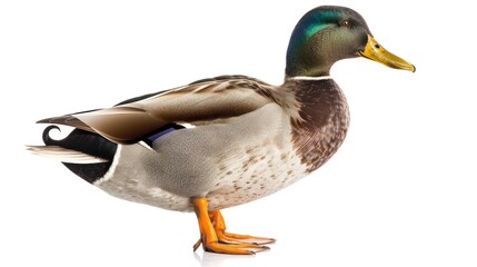 Obraz premium Mallard full body on white background