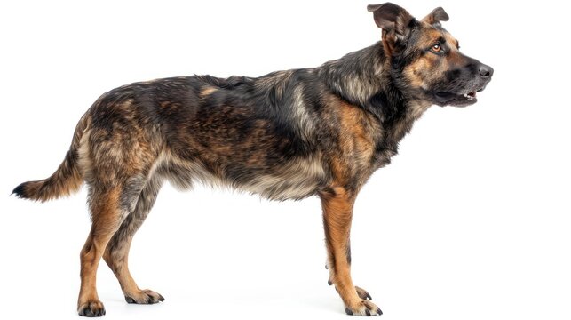 Mauzer full body on white background