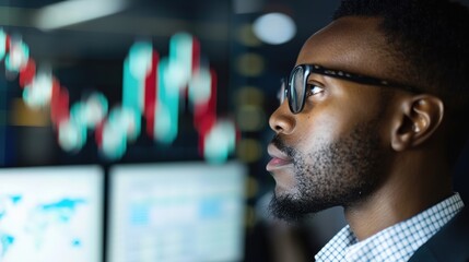 Financial Analyst Utilizing AI Tools for Stock Market Growth Analysis and Economic Innovation Research