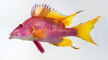 Fototapeta premium Hogfish full body on white background