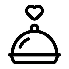 Favorite Menu Line Icon