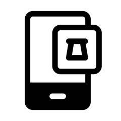 Online Order Glyph Icon