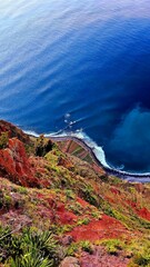 Cabo Girão is a lofty sea cliff in the south of Madeira. It is between 560 metres and 589 metres...