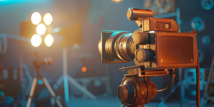 movie camera of the film industry