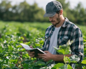 Agriculturist Optimizes Crop Yield Through Precision Agronomy Sustainable Practices for Enhanced Vegetation Management