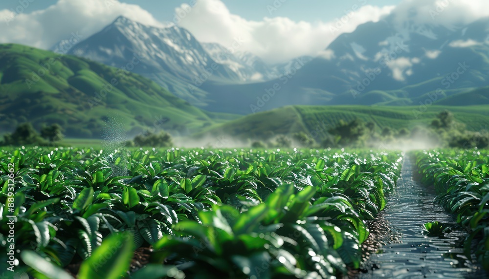 Poster maximize crop yield with precise irrigation techniques a guide to efficient water management in agri
