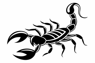 Scorpion, scorpion icon vector, scorpion tattoo. vector illustration

