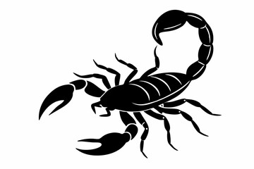 Scorpion, scorpion icon vector, scorpion tattoo. vector illustration

