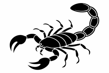 Scorpion, scorpion icon vector, scorpion tattoo. vector illustration

