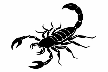Scorpion, scorpion icon vector, scorpion tattoo. vector illustration

