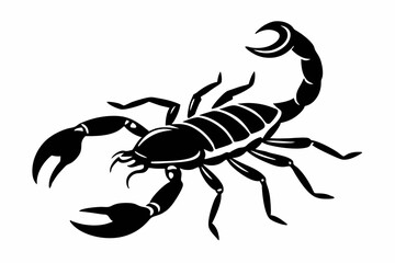 Scorpion, scorpion icon vector, scorpion tattoo. vector illustration

