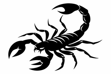 Scorpion, scorpion icon vector, scorpion tattoo. vector illustration

