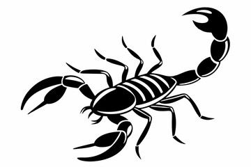 Scorpion, scorpion icon vector, scorpion tattoo. vector illustration


