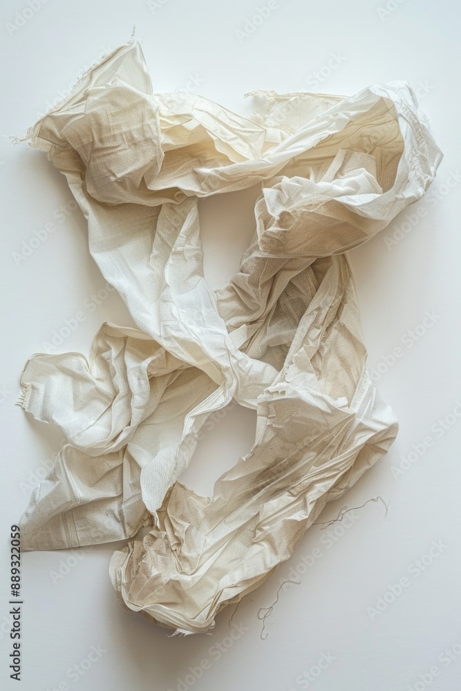 Poster a stack of white papers on a white background, suitable for use in office or academic settings