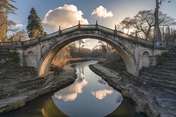 view of the bridge over river