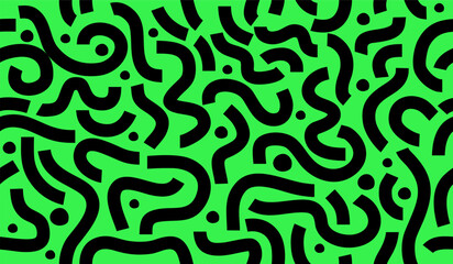 Abstract background with hand drawn pattern design