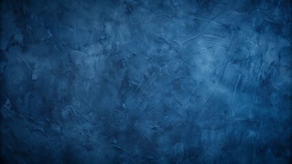 Fototapeta premium Dark blue textured wall, abstract grunge navy blue background,generative ai