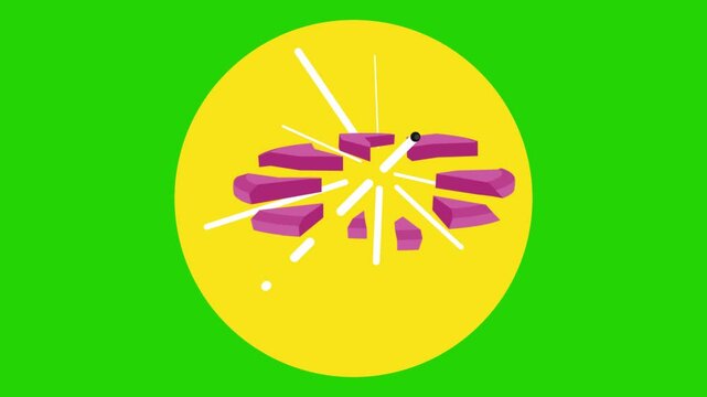 Dynamic Clay Pigeon Shooting Animation Spin, Explode, and Aim
