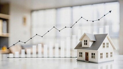 Real Estate Price Index Visualization Backdrop
