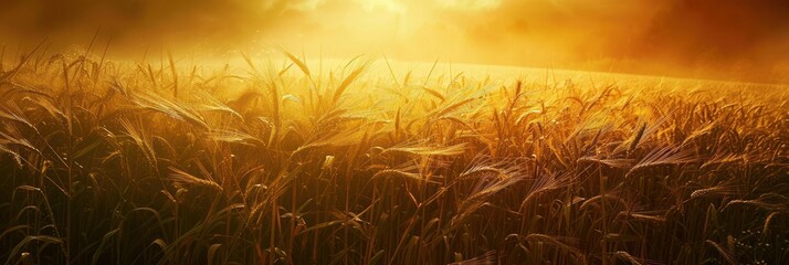 photograph of A corn field poster with