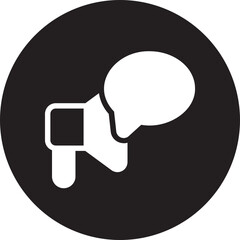 marketing automation glyph icon