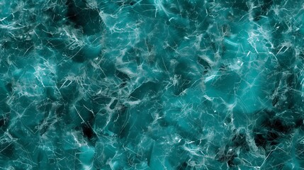 Obraz premium Dark teal marble pattern, dark color, no shadows, cracked.