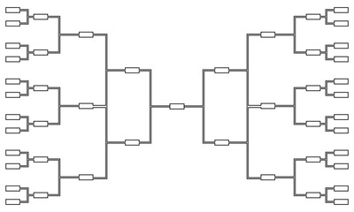 Templates of vector tournament brackets for teams. Blank bracket template. Vector illustration.  isolated on white background. EPS 10