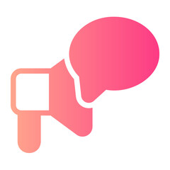 marketing automation gradient icon