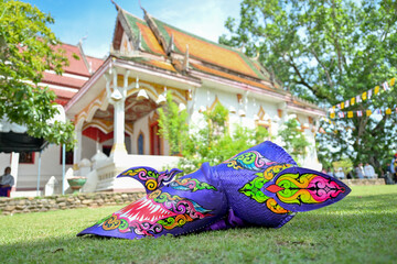 Culture Festival Phi Ta Khon or ghost following people, people wearing masks, is a local tradition in Dan Sai District, Loei Province, Thailand, Asia.