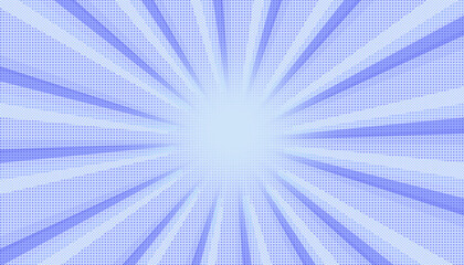 Obraz premium Abstract blue modern comic retro halftone pattern with halftones for template, cover, banner, poster, background