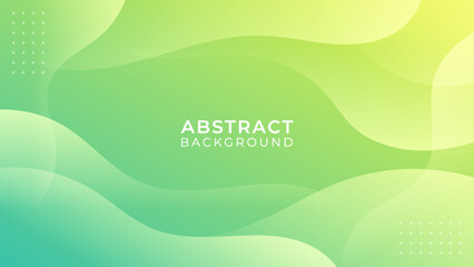 Minimal green gradient abstract background. Template banner for web, business and more.