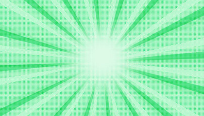 Obraz premium Abstract green modern comic retro halftone pattern with halftones for template, cover, banner, poster, background