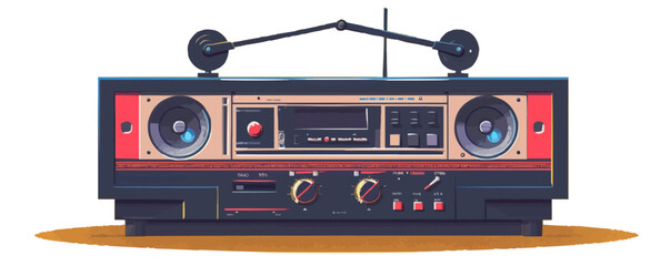 Fototapeta premium Modern living room interior with minimalist furniture Vector flat minimalistic isolated illustration