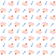 Seamless cake pattern Cake wallpapers and backgrounds