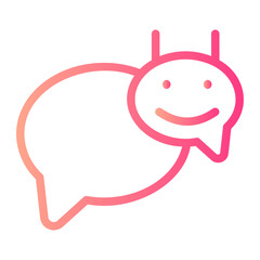 chatbot gradient icon