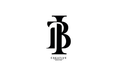BI, IB, B, I, Abstract Letters Logo Monogram